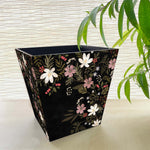 Midnight Blooms Dustbin