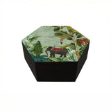 Majestic Elephant Hexagon Box
