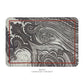B&W Paisley Laminated Tablemat