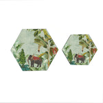 Majestic Elephant Hexagon Box