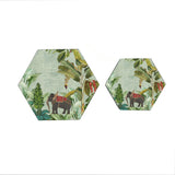 Majestic Elephant Hexagon Box