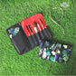 Midnight Botanical Makeup Pouch