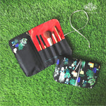 Midnight Botanical Makeup Pouch