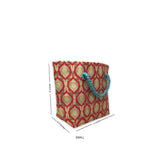 Royal Jaal Roll down Bag/Basket