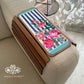 Stripes And Petal Sofa Handle Mats