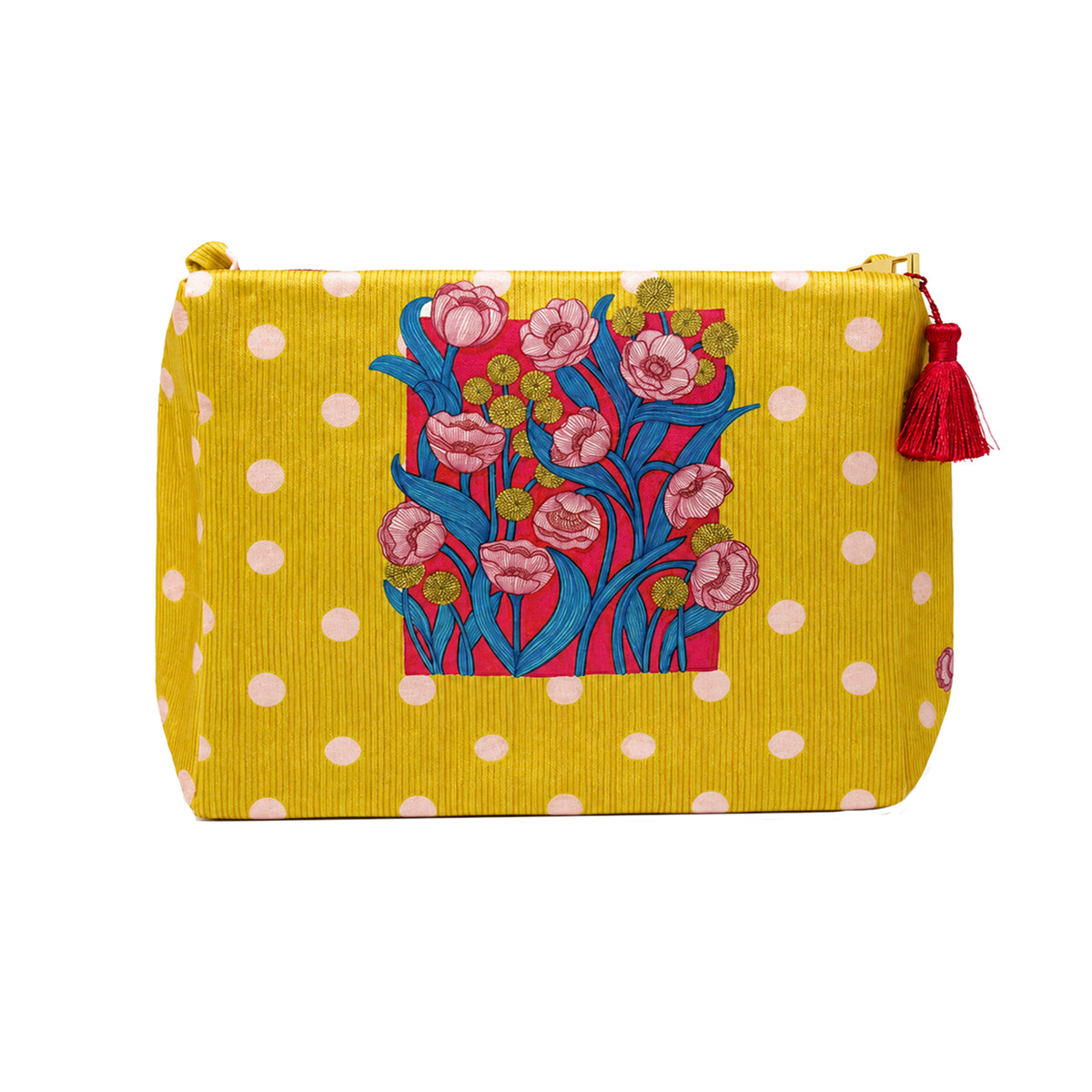Bloom & Dot Square Pouch - Large