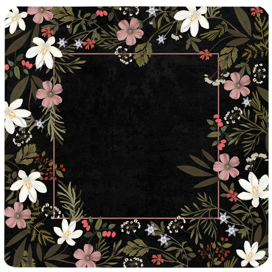 Midnight Blooms Trivet