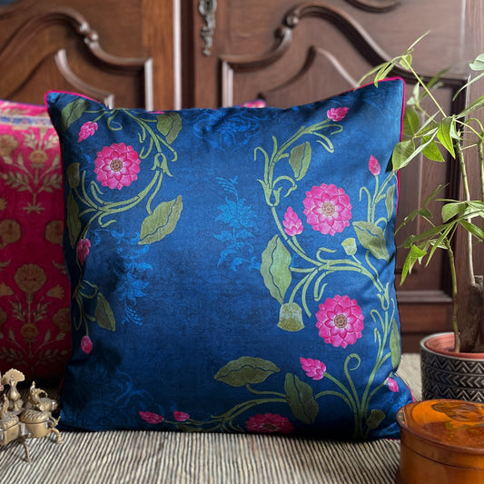 Lotus Jaal Cushion Cover