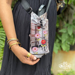 Urban Bloom Water Bottle sling with Mobile Holder