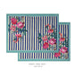 Stripes And Petal  Cotton Fabric Table mats (set of 2)