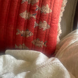 Quilted Little Fishes Cushion Cover