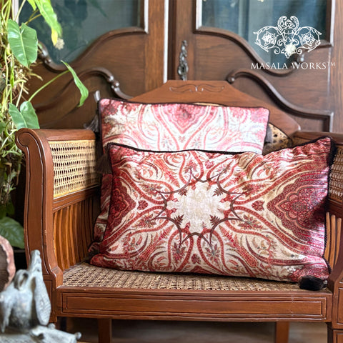 Paisley Jaal Cushion Cover