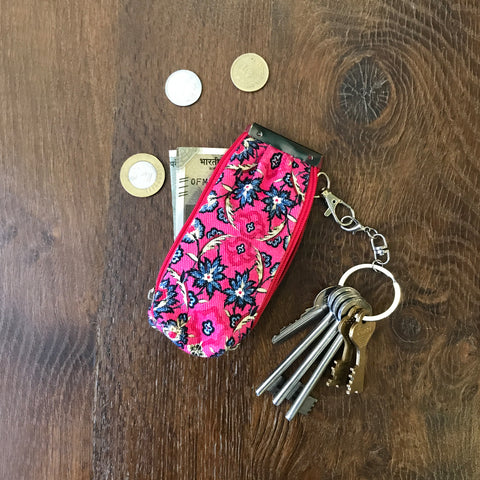 Moroccan Print  Key Pouch