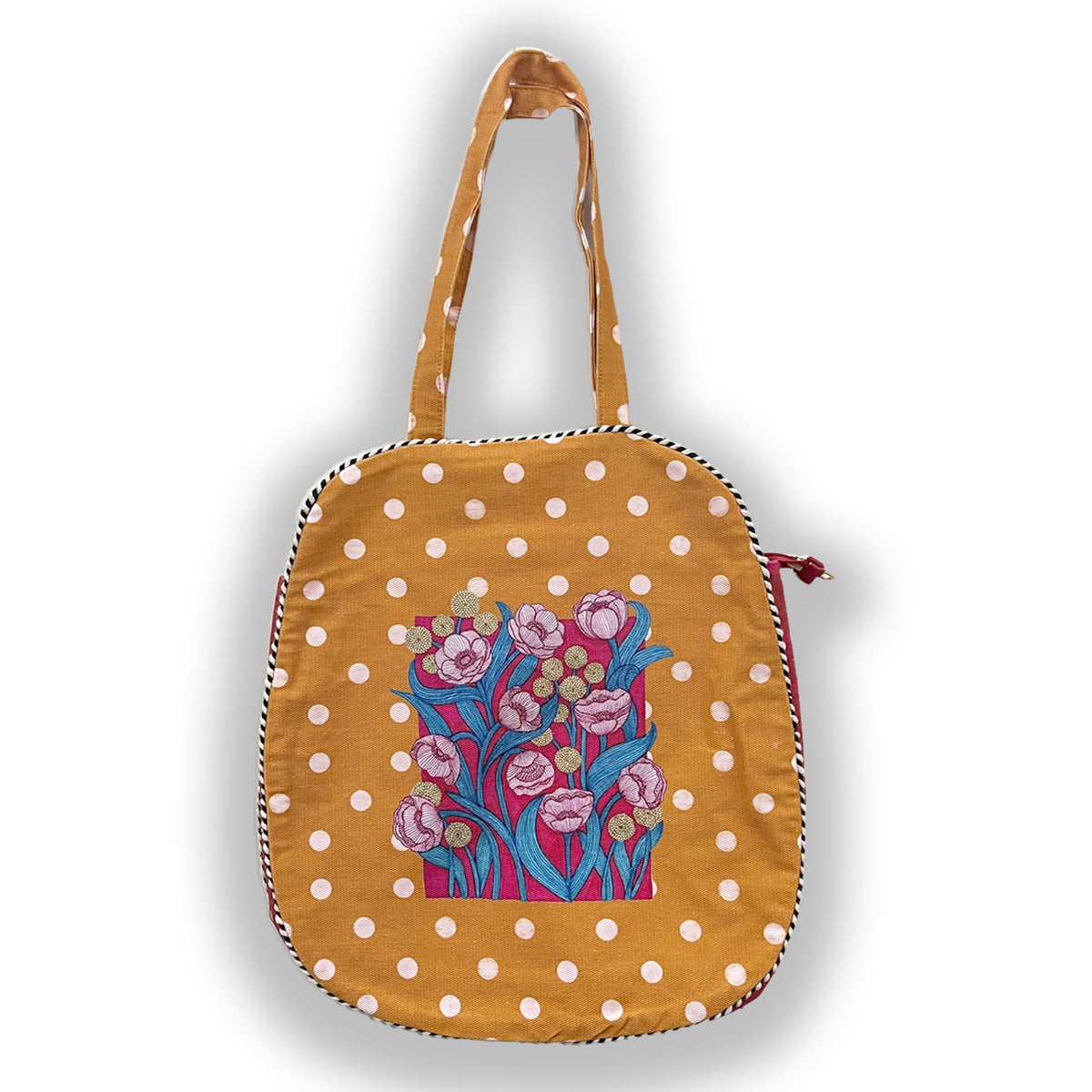 Bloom & Dot Oval Tote Bag