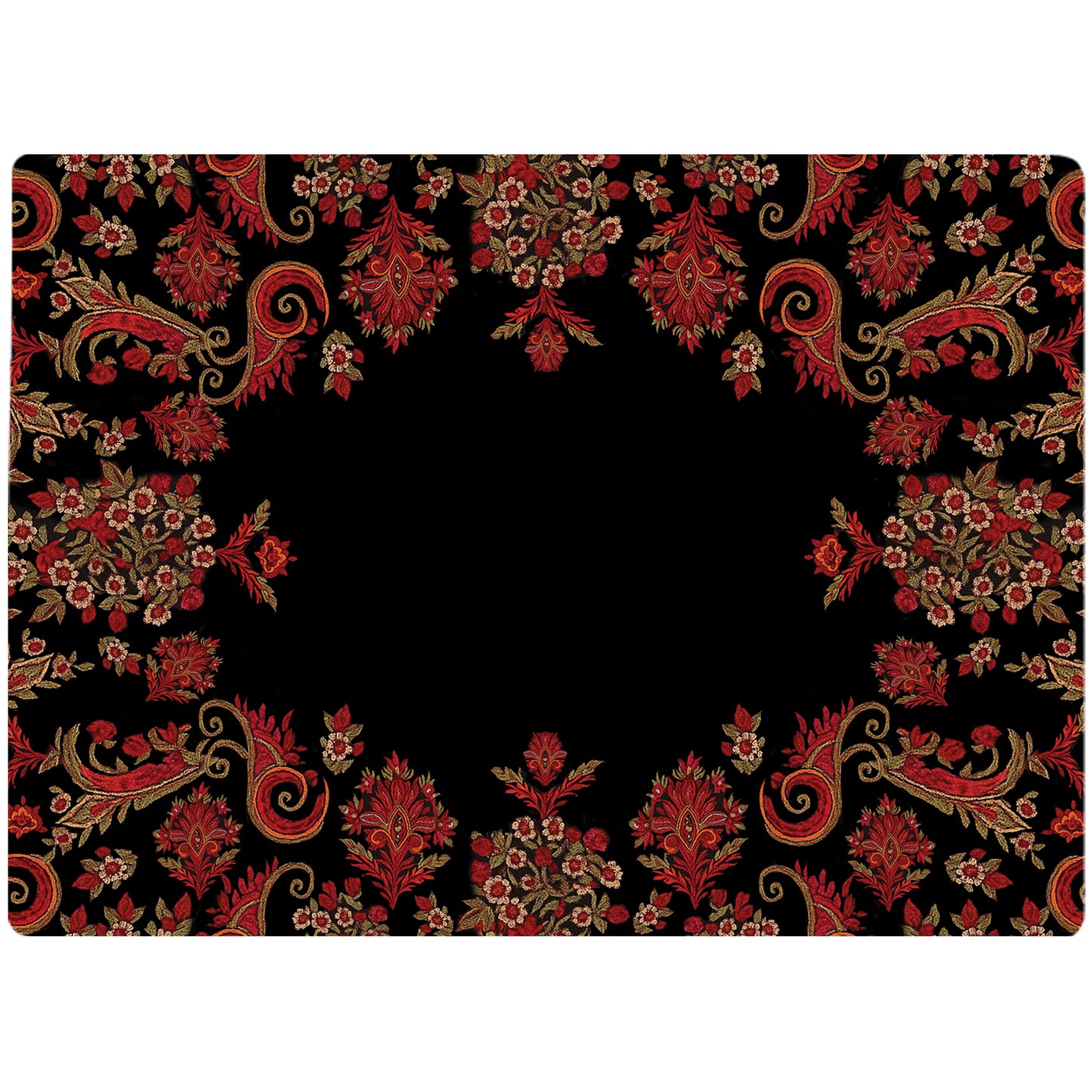 Pashmina Black Tablemat