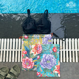 Jungle Blossom Drawstring Pouches