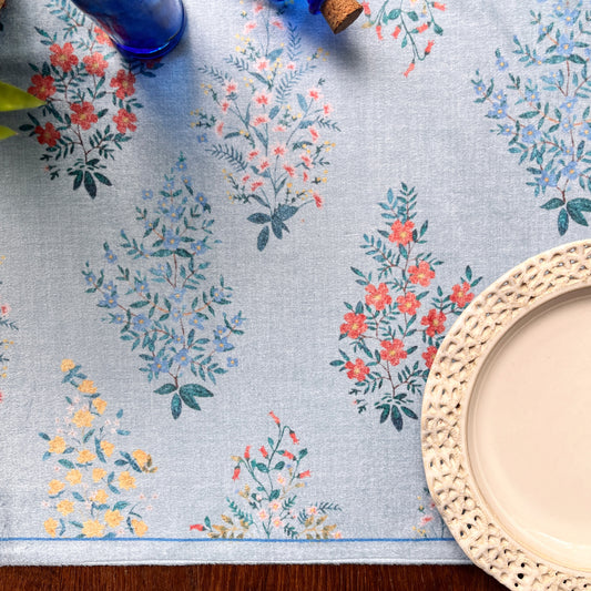 Floral Bushes Reversible Table Runner