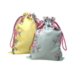 Aster Blooms Drawstring Pouches