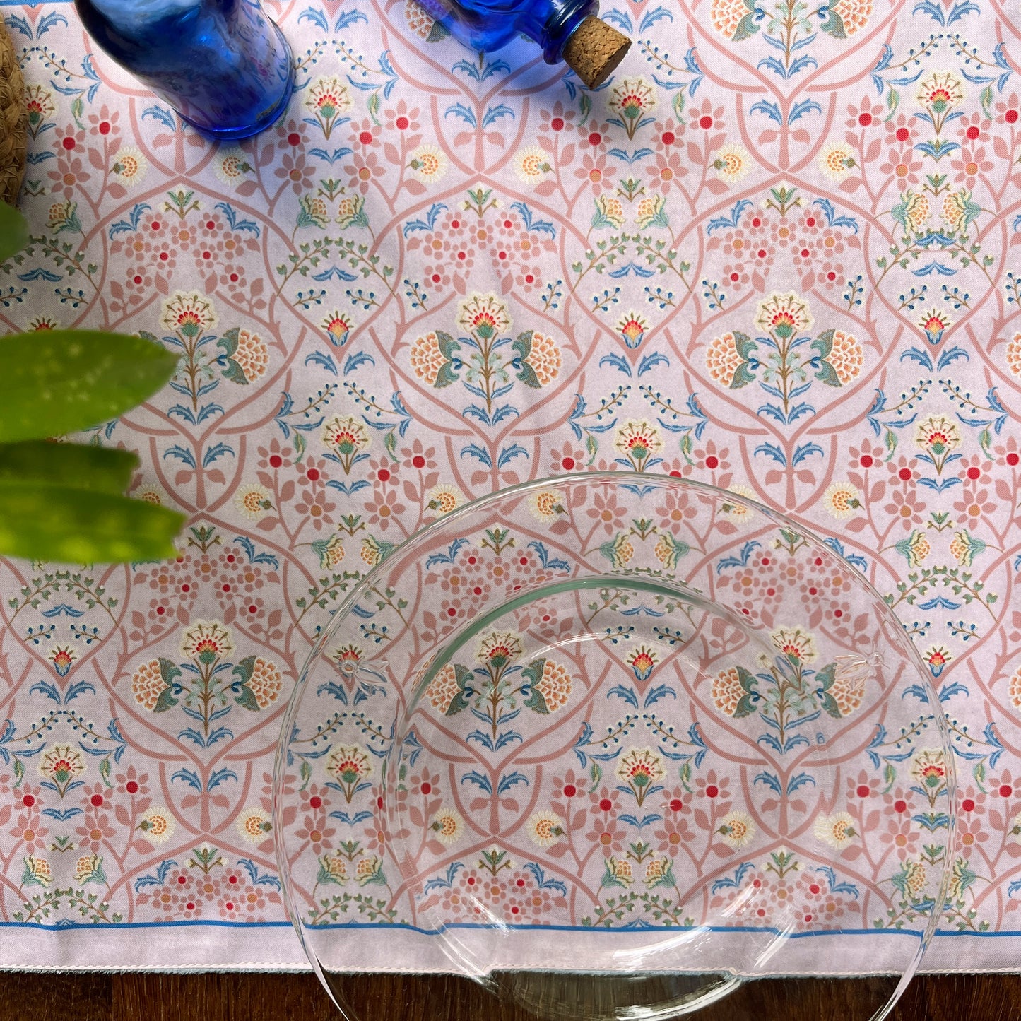 Floral Bushes Reversible Table Runner