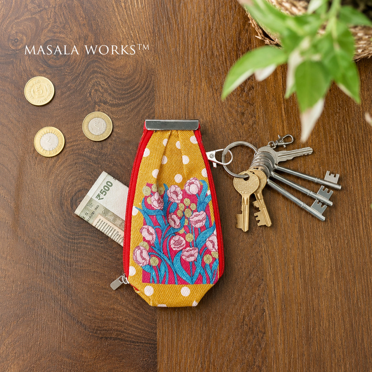 Bloom & Dot Key Pouch