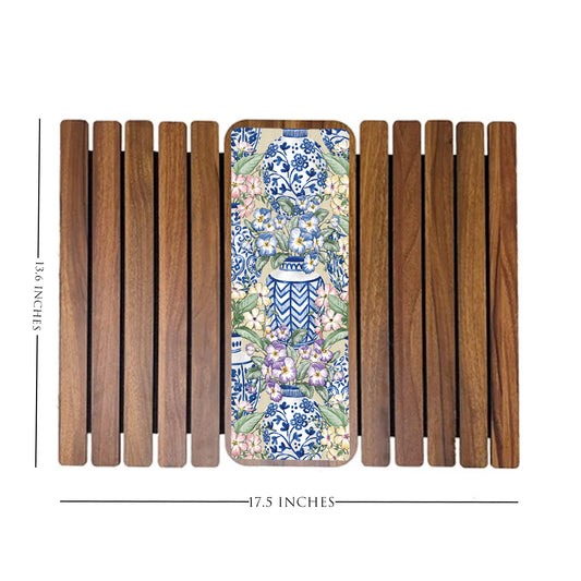 Blue Pottery Sofa Handle Mats