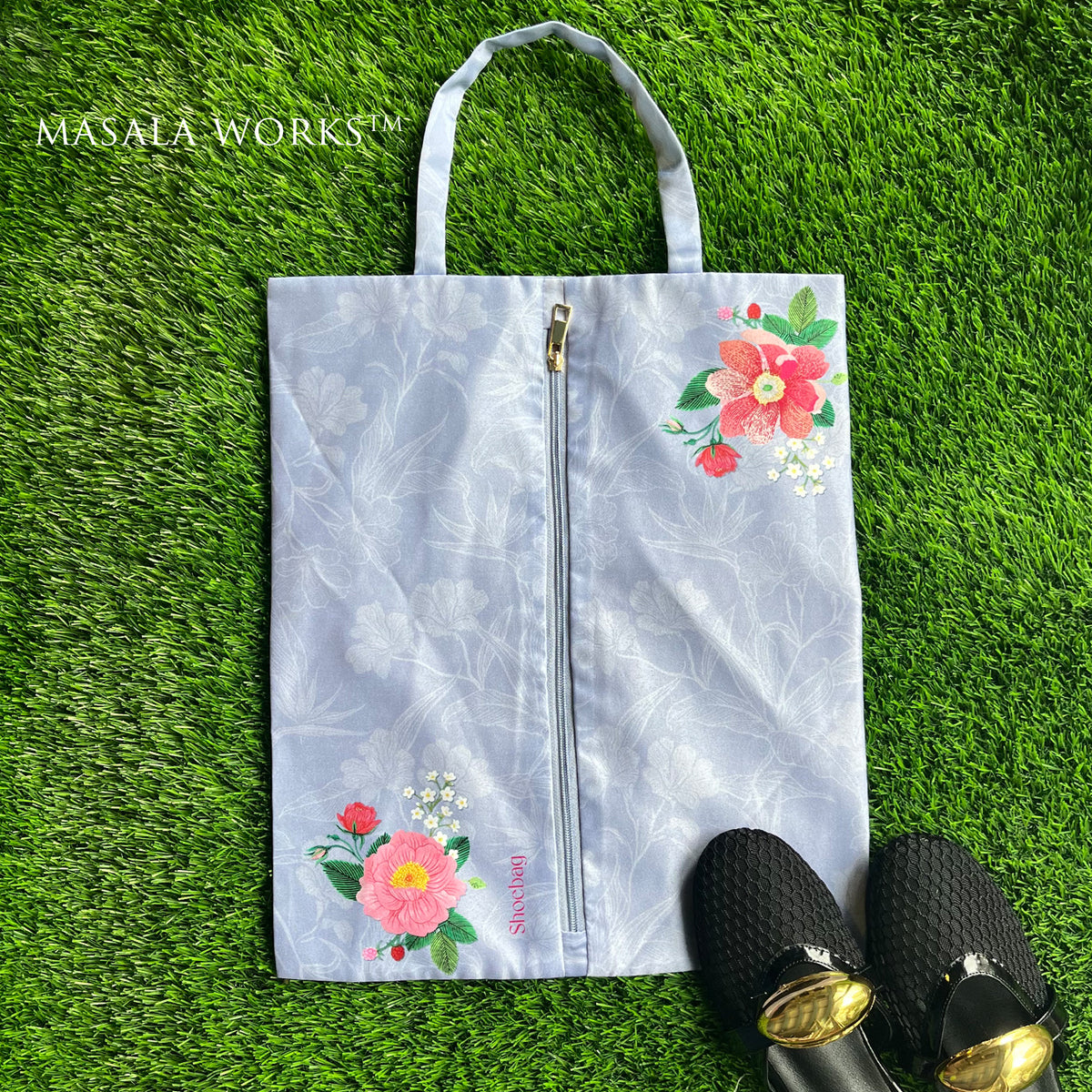 Whispering Blooms Shoe Bag