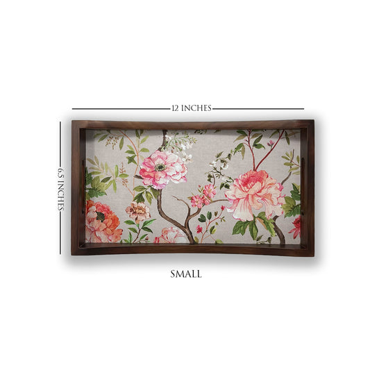 Peonys in Bloom Tray Set