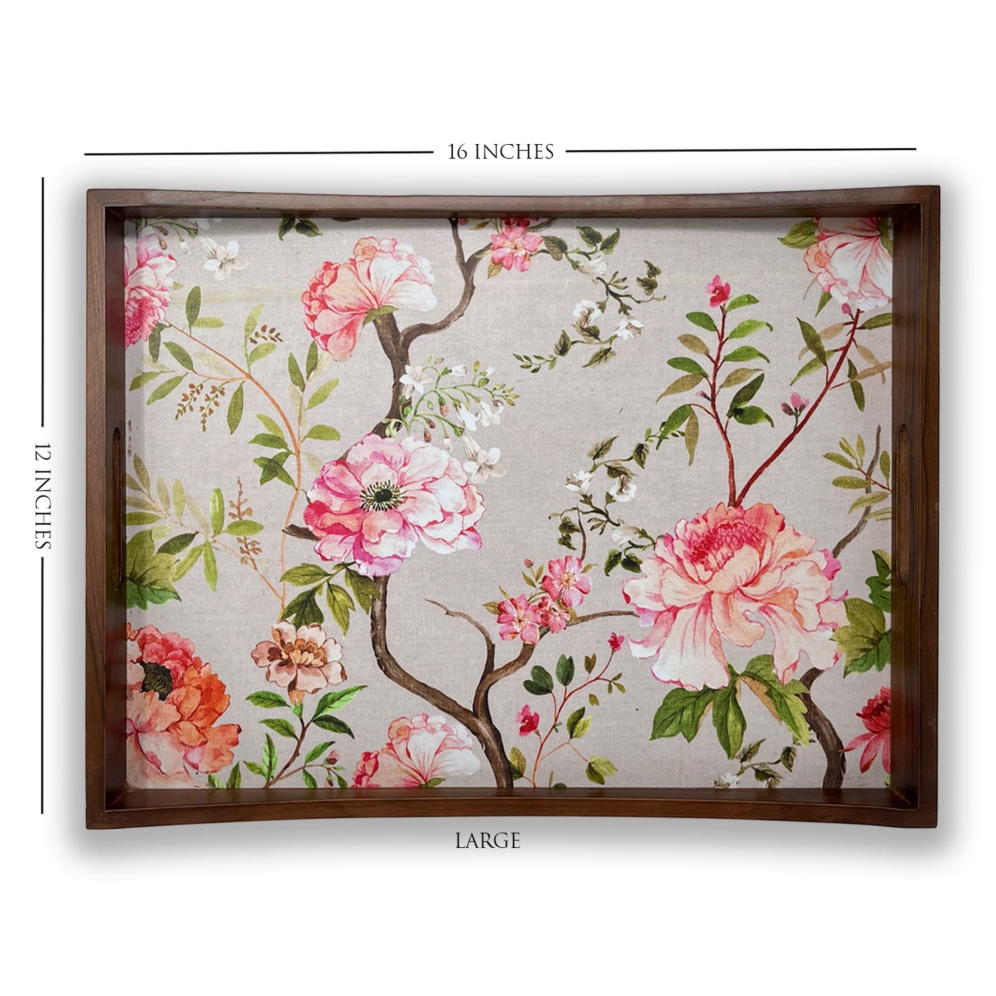 Peonys in Bloom Tray Set