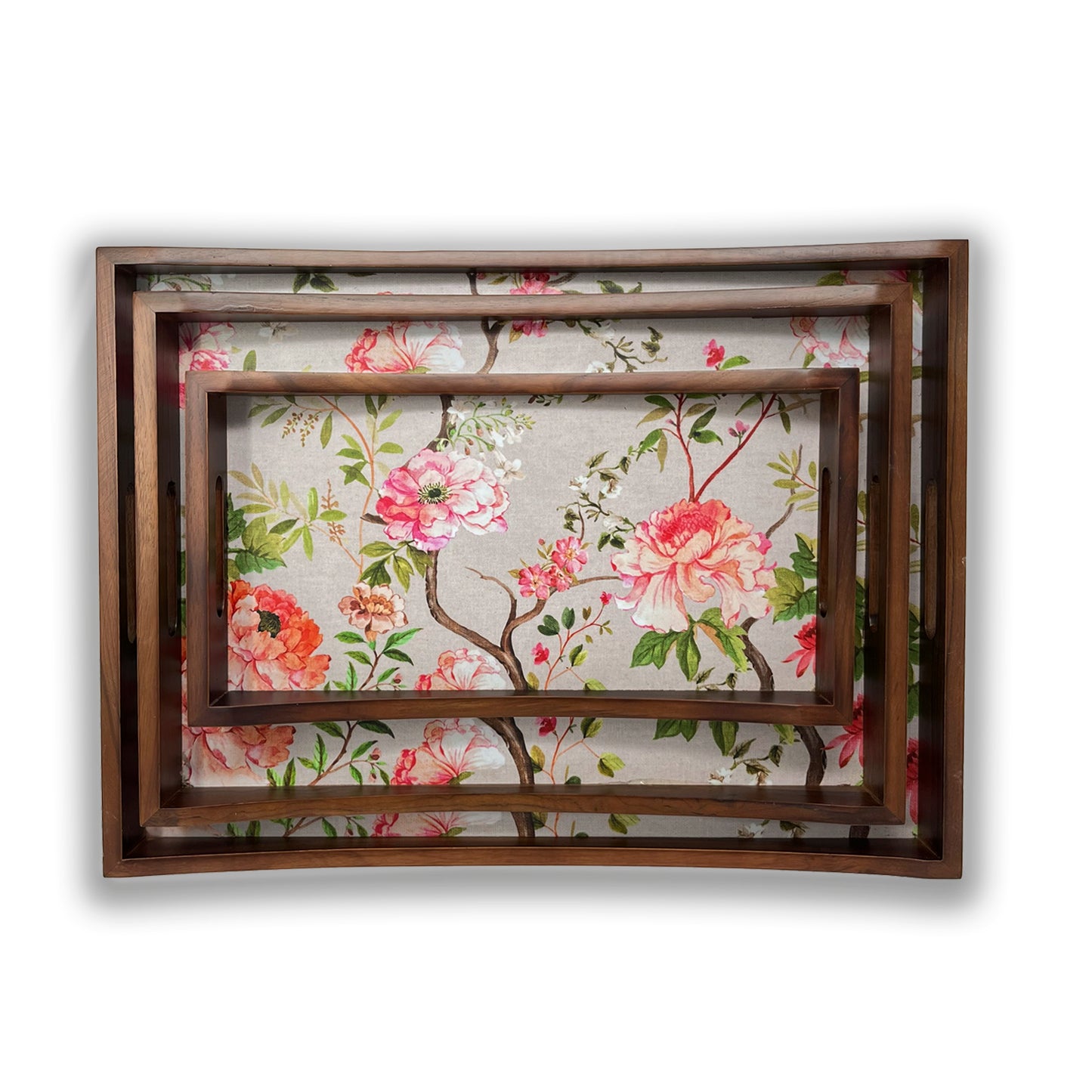 Peonys in Bloom Tray Set