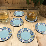 Azure Foliage Coasters