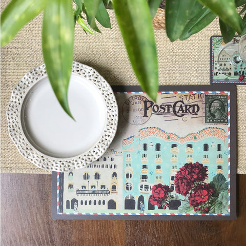 Postcard Collection - Spain Tablemat