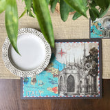 Postcard Collection - Italy Tablemat