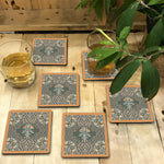 Floral Grunge Coasters
