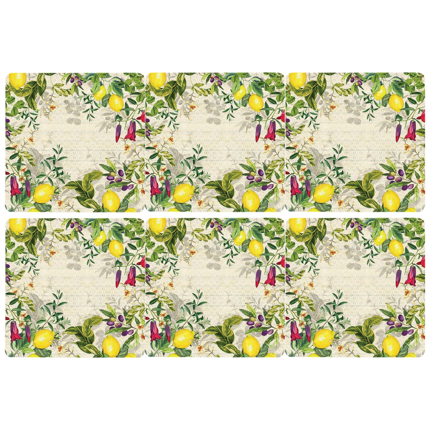 Lemon Lush Coasters