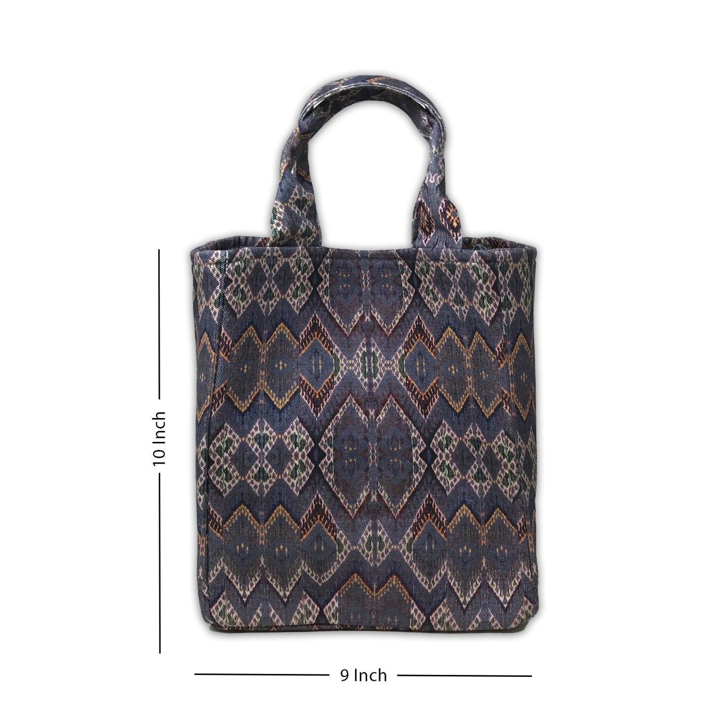 Classic Ikat Print Lunch bag