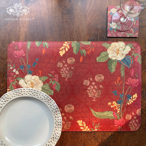 Indian Mogra Laminated Tablemat