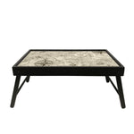 Nautical Map Folding Bed Tray