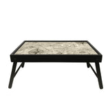 Nautical Map Folding Bed Tray