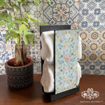 Pale Blossom Cloth Napkin Stand