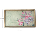 Pastel Asters Enamel Medium Tray