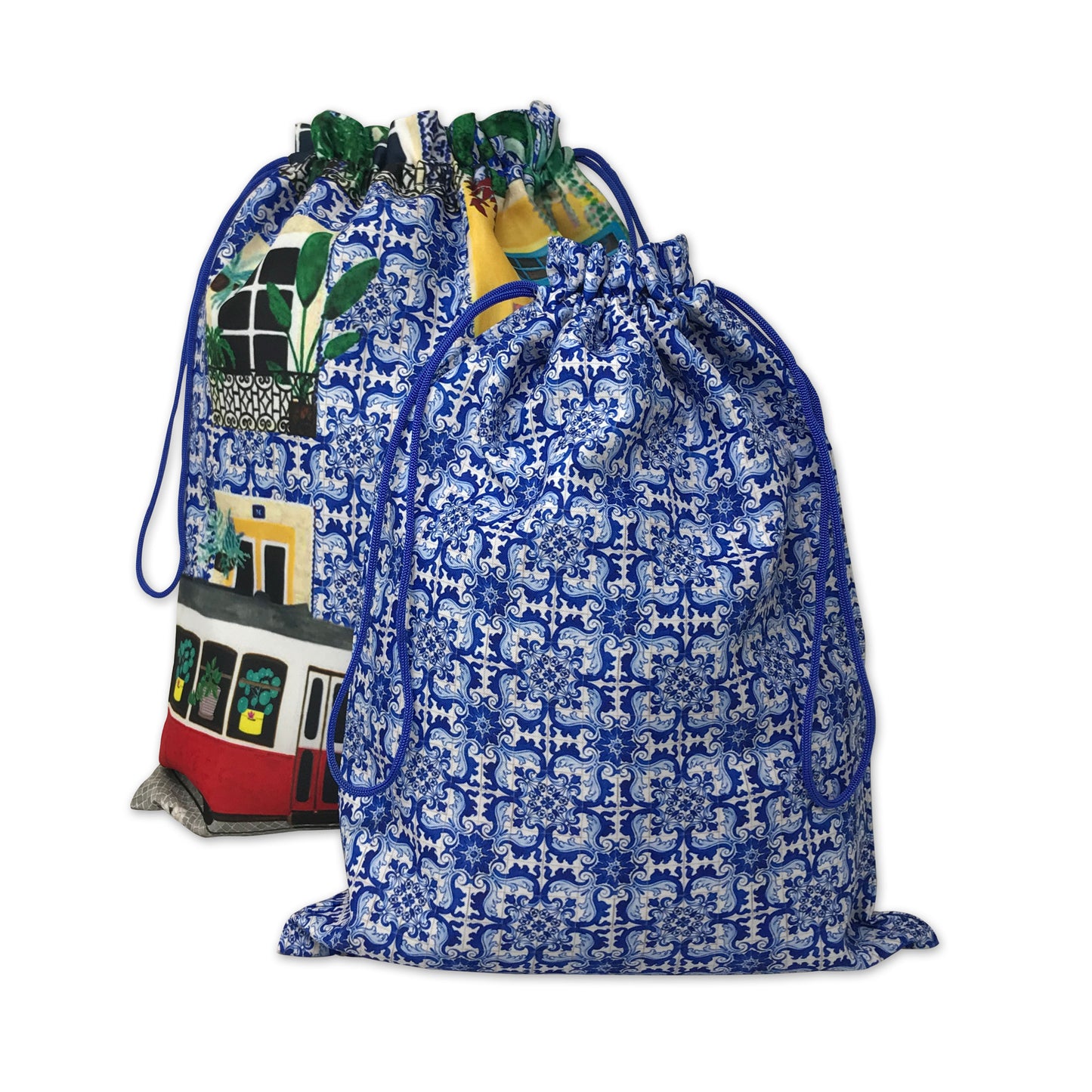 Marrakech Tramway Drawstring Pouches
