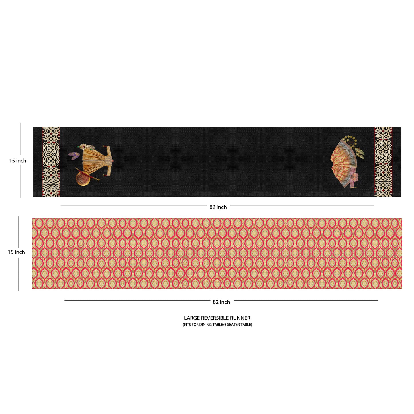 Royal Robe Reversible Table Runner