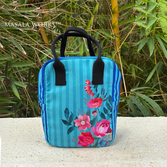 Stripes & petal Lunch bag