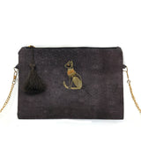 Ornate Cat Party Clutch/Sling Bag