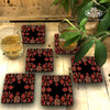 Black Pashmina Coasters