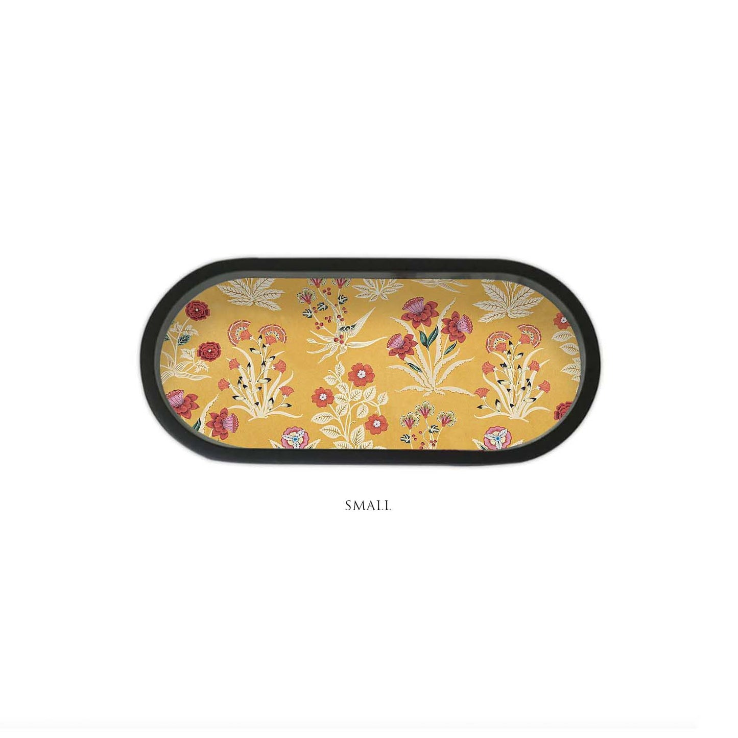 Chintz Garden Oval Tray Set