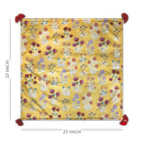 Chintz Garden Puja Mats/ Prayer Mat (set of 2)