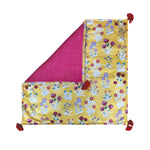 Chintz Garden Puja Mats/ Prayer Mat (set of 2)