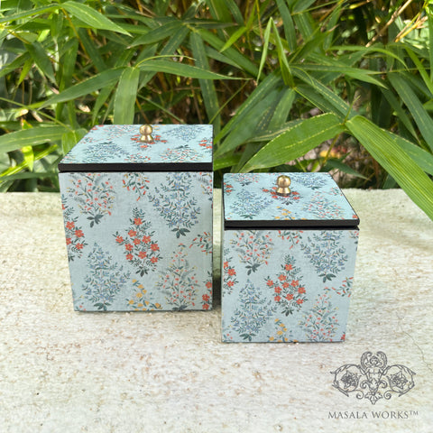 Floral Bushes Vanity Box