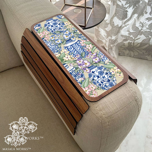 Blue Pottery Sofa Handle Mats